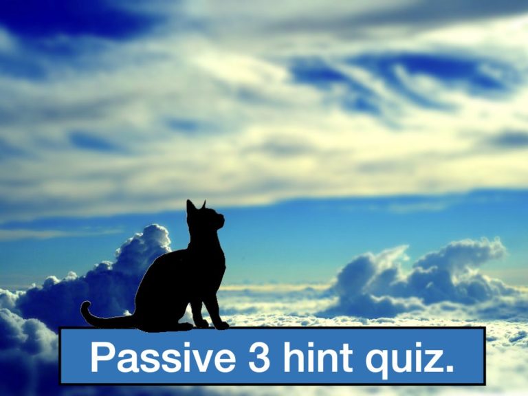 Passive 3 Hint Quiz - Presentation - A Fox In Japan