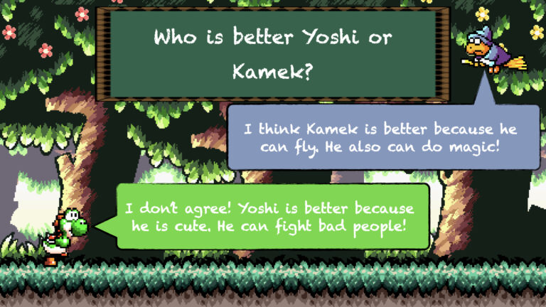 I think Yoshi is better - Debate.004